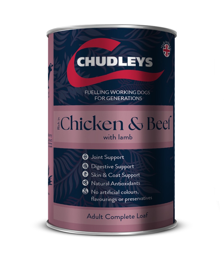 Chudleys Chudleys Beef Chicken Lamb Adult Wet Dog Food pet food packaging